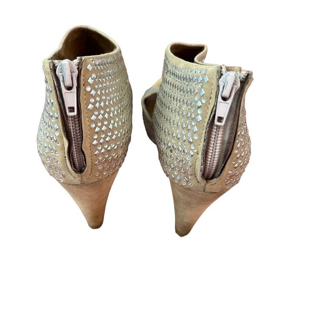 Jeffrey Campbell nude and crystal heels - size 8 - Picture 5 of 7